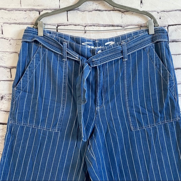 💝👼😇SEVEN7- Wide Leg Capri Pants - Size 16 - Picture 4 of 12